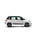 Fiat 500L raamlijststicker Italiaanse vlag