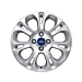 Ford Ka (09/2008 - 2016) lichtmetalen velg 15" 7x2-spaaks design zilver