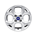 Ford Fiesta (09/2008 - 06/2017) lichtmetalen velg 15" 4-spaaks Y-design, zilver Ford Fiesta (09/2008 - 06/2017) lichtmetalen velg 15" 4-spaaks Y-design, zilver