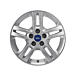 Ford alloy wheel 16" 5 x 2-spoke design, silver Ford alloy wheel 16" 5 x 2-spoke design, silver