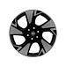 Ford Transit Custom (09/2023 - ..) lichtmetalen velg 5-spaaks design, Asphalt Matt Black