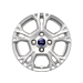 Ford Fiesta (09/2008 - 06/2017) lichtmetalen velg 15" 5-spaaks design, Sparkle Silver