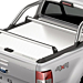 Ford Ranger (11/2011 - 11/2022) dwarsdragers zilver, voor oprolbare tonneau cover