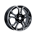 Ford Ecosport (10/2017 - ..) lichtmetalen velg 17" 5 x 2-spaaks design, Absolute Black gepolijst