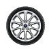 Ford Mondeo (09/2014 - ..) lichtmetalen velg met winterband 16", 10-spaaksdesign, zilver Ford Mondeo (09/2014 - ..) lichtmetalen velg met winterband 16", 10-spaaksdesign, zilver
