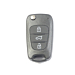 Hyundai klapsleutelbehuizing met drie knoppen