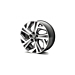 Citroen lichtmetalen velg ZEPHYR GRIS 17"