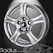 Musketier Peugeot 607 alloy wheel Radius 7,5Jx17 silver Musketier Peugeot 607 alloy wheel Radius 7,5Jx17 silver