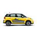 Fiat 500L / 500L Trekking stickerset 'skyline' - donkergrijs Fiat 500L / 500L Trekking stickerset 'skyline' - donkergrijs