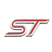 Ford ST logo achterzijde