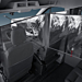 Ford Transit (01/2014 - ..) flexibele scheidingswand beschermingswand, transparant Ford Transit (01/2014 - ..) flexibele scheidingswand beschermingswand, transparant