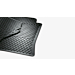 Volkswagen Beetle 2006 - 2011 vloermatten rubber achter, 2-delig met drukknop-bevestiging