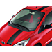 Ford Ka (09/2008 - 2016) striping Grand Prix II (carbon-look) zonder dakspoiler Ford Ka (09/2008 - 2016) striping Grand Prix II (carbon-look) zonder dakspoiler