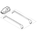Renault Modus (2004 - 2012) roof base carriers Renault Modus (2004 - 2012) roof base carriers