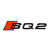 Audi SQ2 logo zwart