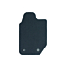 Ford Ranger (11/2011 - 11/2022) vloermat, premium velours voor, zwart, bestuurderszijde XL en XLT serie