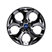 Ford lichtmetalen velg 16" 5-spaaks Y-design, Panther Black Ford lichtmetalen velg 16" 5-spaaks Y-design, Panther Black