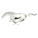 Ford Mustang (03/2015 - 03/2023) logo chrome grill
