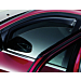 Ford Focus (01/2011 - 03/2018) windgeleiders, zijruit voor vensters voordeuren, donkergrijs