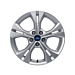 Ford lichtmetalen velg 17" 5x2-spaaks design, Sparkle Silver