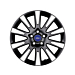 Ford lichtmetalen velg 17" 10-spaaks design, gepolijst zwart