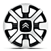 Citroën lichtmetalen velgen set Cross 17" Diamond
