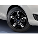 Ford Fiesta (11/2012 - 06/2017) inzetstukken voor lichtmetalen velgen wit
