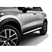 Fiat 500X deursierlijsten wit