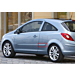 Opel Corsa D 3-drs stootlijsten achter primer