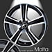 Musketier Citroën Berlingo 3 lichtmetalen velg Malta 6,5x15 zwart gepolijst