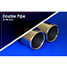 Musketier Citroën C5 hatchback 2008 - .. sporteinddemper duplex 2xØ90 mm 