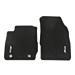 Ford Fiesta (09/2008 - 22/01/2011) vloermatten velours zwart voorzijde