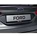Ford kentekenplaathouder zwart, met wit "FORD" en "BRING ON TOMORROW" opschrift