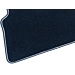 Ford Kuga (2008 - 10/2012) vloermatten, premium velours achter, zwart