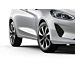 Ford Fiesta (07/2017 - 2023) lichtmetalen velg 16" 8-spaaks design, ROCK METALLIC MACHINED