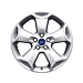 Ford Kuga (2008 - 10/2012) lichtmetalen velg 18" 5-spaaks design, zilver