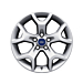 Ford Kuga (2008 - 10/2012) lichtmetalen velg 17" 5-spaaks Y-design, zilver
