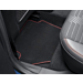 Ford Fiesta (07/2017 - 2023) / Puma (10/2019 - ..) vloermatten, Premium velours achter, zwart met rode stiksels