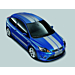 Ford Focus (01/2008 - 12/2010) GT-Stripingset voor voor- en achterbumper, Performance Blue