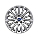 Ford C-MAX (11/2010 - 09/2018) / Focus (01/2011 - 03/2018) lichtmetalen velg 17" 15-spaaks design, zilver