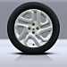 Renault Captur lichtmetalen velg 17" Explore Ivory