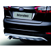 Ford Focus (01/2008 - 12/2010) / Mondeo (09/2010 - 08/2014) / S-MAX (03/2010 - 04/2015) uitlaatsierstuk gepolijst roestvrij staal