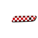 Fiat 500/500c badge rood / wit geblokt