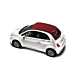 Fiat 500/500c rits sticker zwart