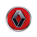 Renault naafkapje rood 58mm
