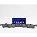 Ford Fiesta (07/2017 - 2023) Tarox Ford Performance set remblokken achter Strada 122 (snelle wegtoepassing)