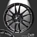 Musketier Peugeot 4008 lichtmetalen velg Drift 8,5x19 zwart