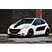 Musketier Peugeot 208 (2012 - 2019) spoilerpakket EnGarde, carbon-look (duplex-sporteinddemper enkele eindpijp)