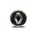 Renault naafkapje zwart met chromen rand 58mm
