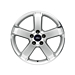 Ford Focus (07/2004 - 12/2010) lichtmetalen velg 17" 5-spaaks design, zilver Ford Focus (07/2004 - 12/2010) lichtmetalen velg 17" 5-spaaks design, zilver
